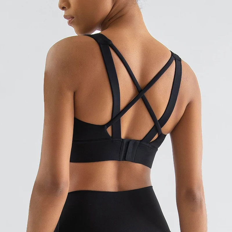 Cross Back Sports Bra