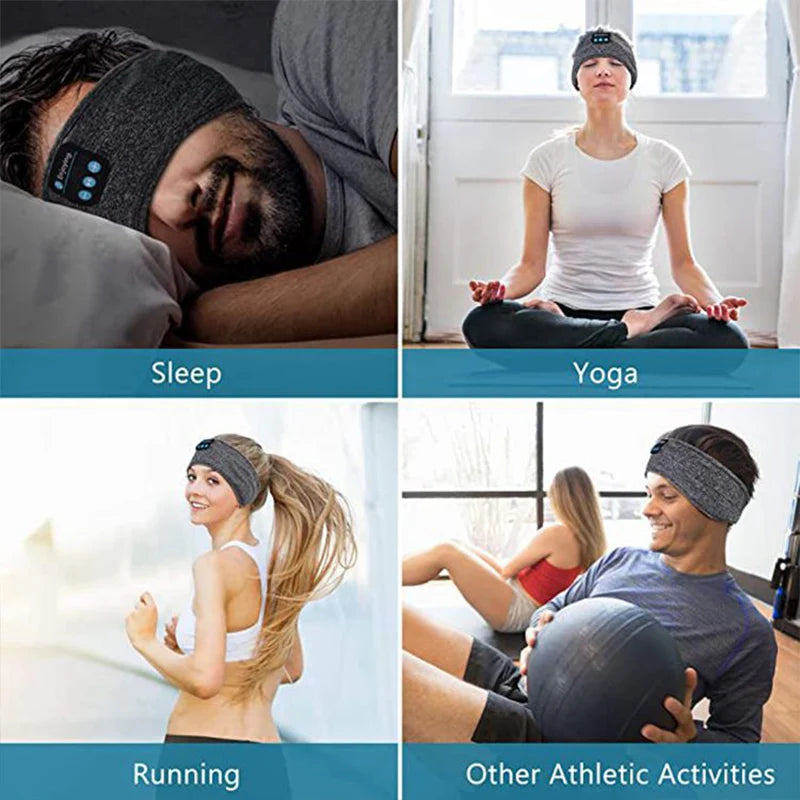 SoftFit Elastic Sports and Sleep Headband with Wireless Audio