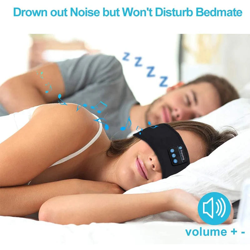 SoftFit Elastic Sports and Sleep Headband with Wireless Audio