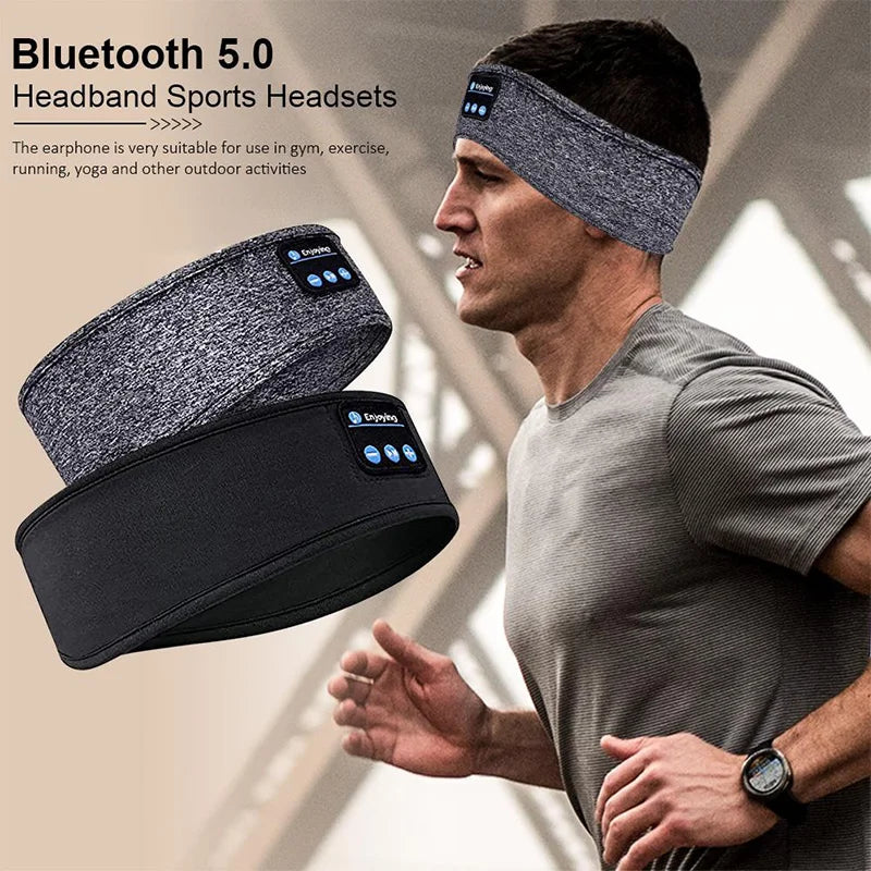 SoftFit Elastic Sports and Sleep Headband with Wireless Audio